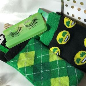 St Patricks Day Bundle Lashes & Socks